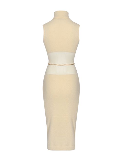 Abito in maglia con cintura Milk Elisabetta Franchi | AM37T57E2DZ9